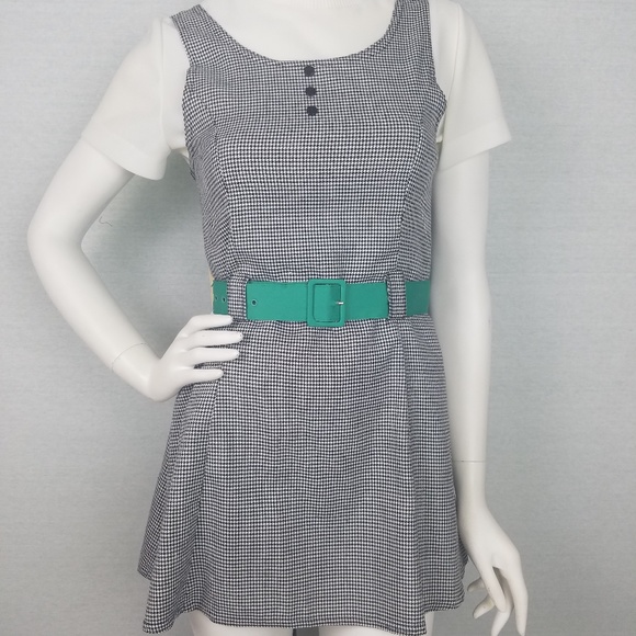 houndstooth jumper dress